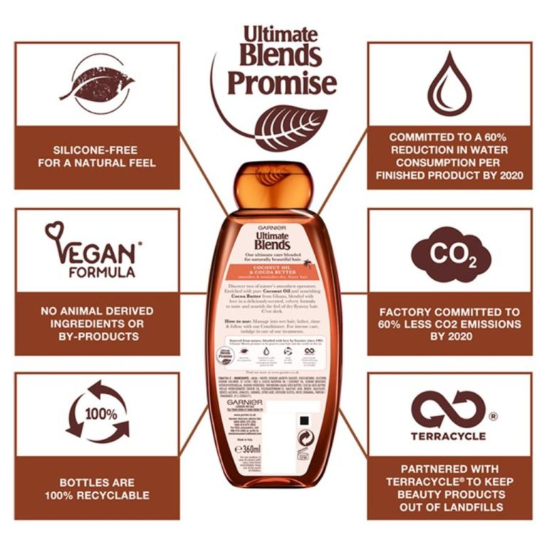 Garnier Ultimate Blends Coconut Oil Frizzy Hair Shampooc ...