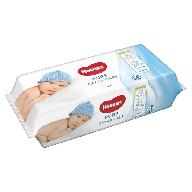 huggies pure extra care wipes asda