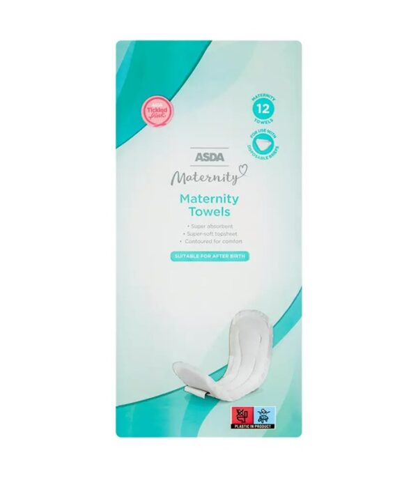 ASDA Matanity Pads Towels 12pk