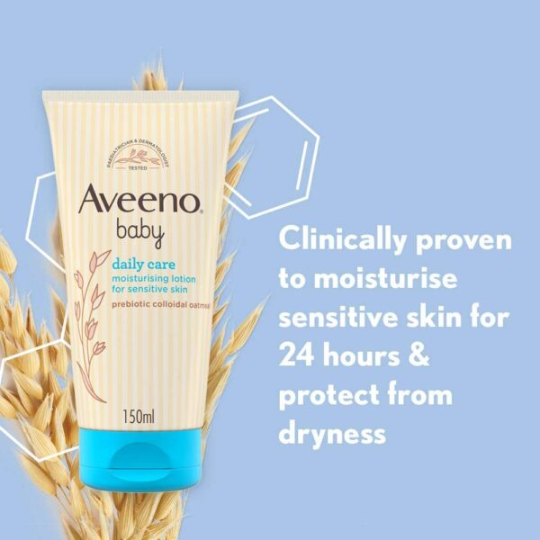 Aveeno Baby Daily Care Baby Moisturising Lotion for Sensitive Skin  150ml - Image 6