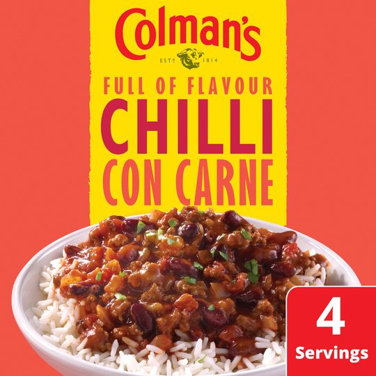 Colman S Chilli Con Carne Recipe Mix 50g Britannia Sri Lanka
