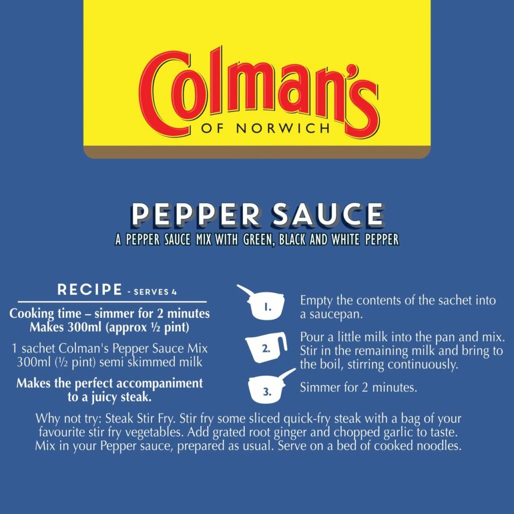 Colman’s Pepper Sauce Mix 40g 2 Britannia.lk