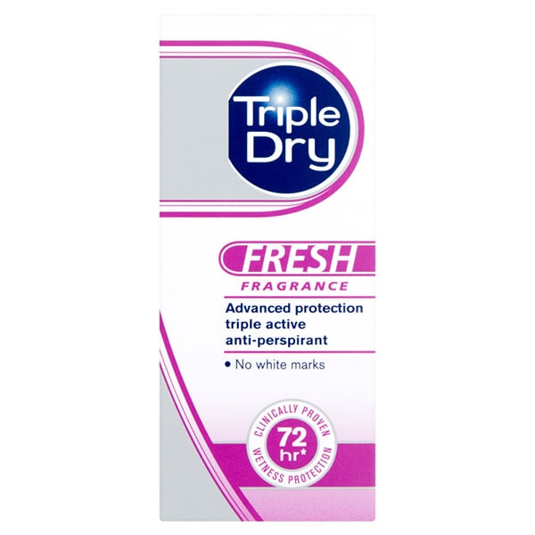 Triple Dry Fresh Fragrance Antiperspirant Roll On 50ml Britannia.lk