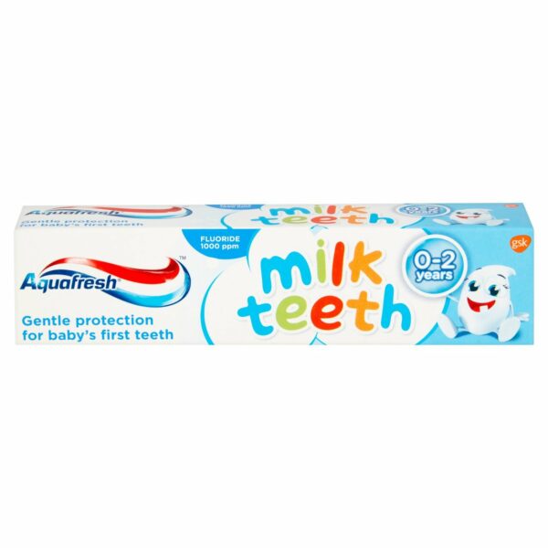 Aquafresh Milk Teeth 0-2 Years Kids Toothpaste 50ml - Image 3