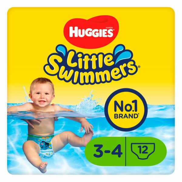 Huggies Little Swimmers Size 3-4 7-15Kg 12 Pants - Image 2