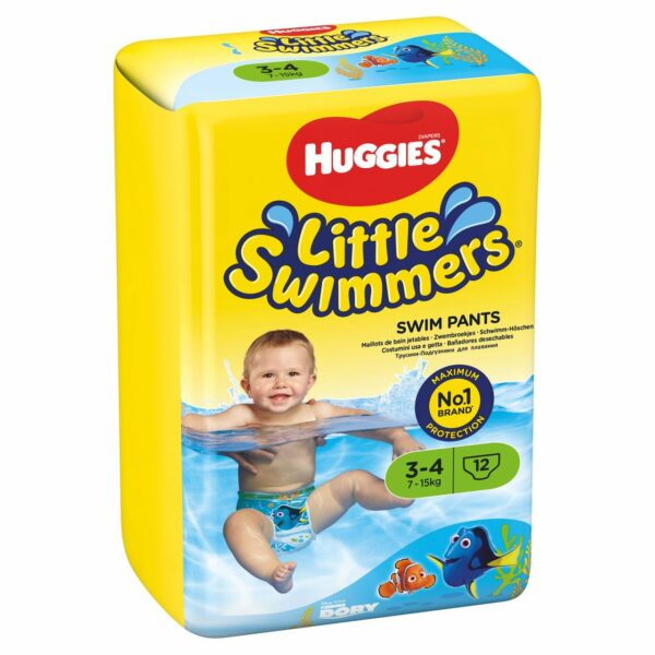 Huggies Little Swimmers Size 3-4 7-15Kg 12 Pants - Image 3
