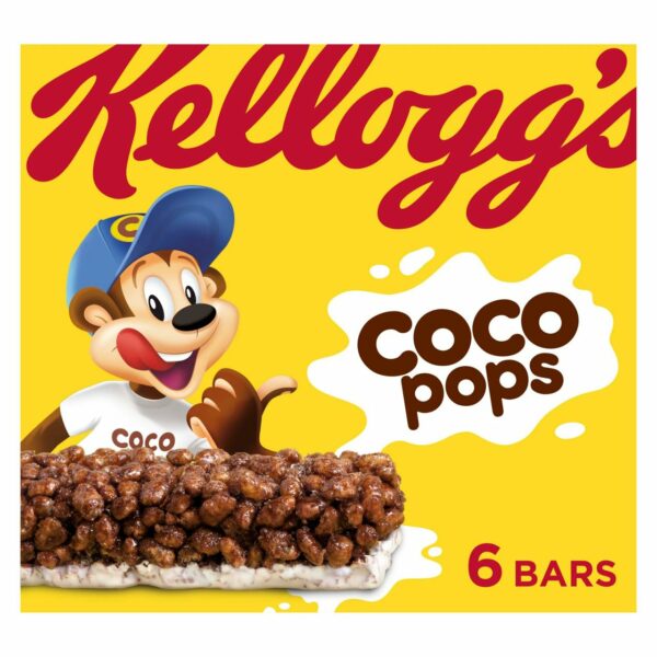 Kellogg's Coco Pops Cereal & Milk Bars 6x20g