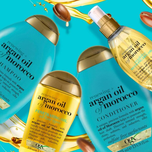 OGX Renewing Moroccan Argan Oil Conditioner 385ml - Image 2