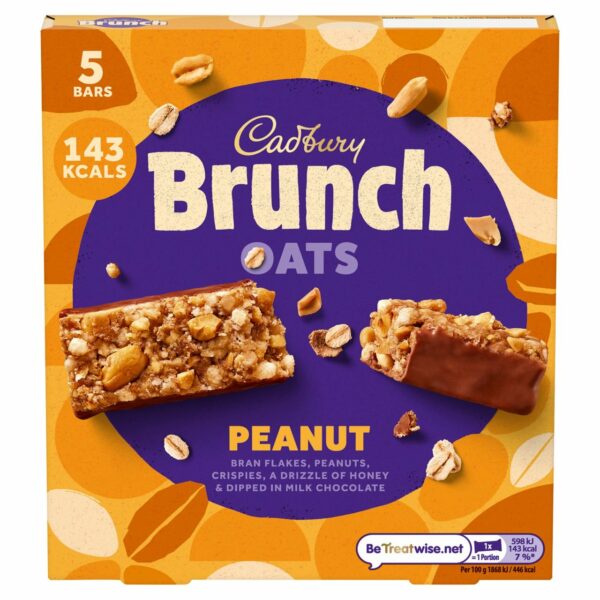Cadbury Peanut Brunch Bar 5 x32g