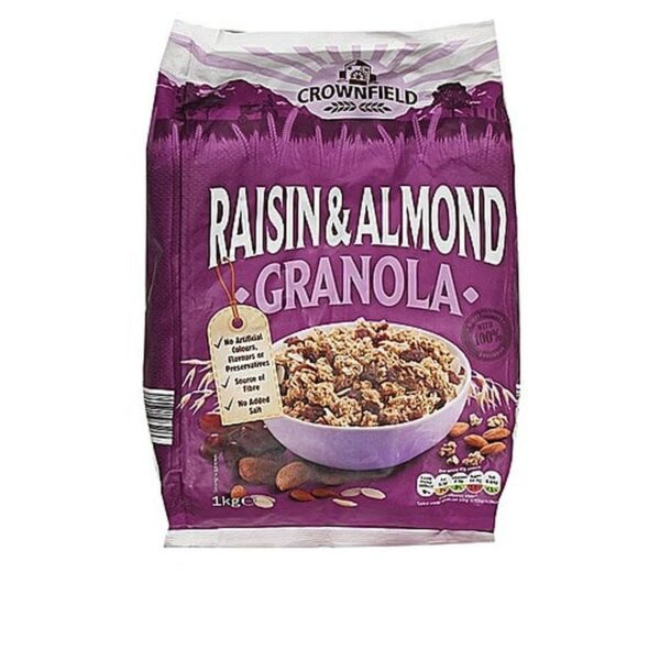 Crownfield Raising & Almond  Granola 1kg - Image 2