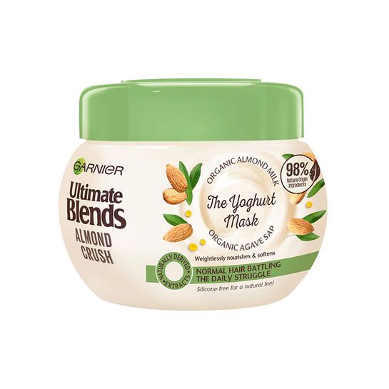 Garnier Ultimate Blends Almond Crush Almond Milk & Agave Sap Hair Mask  Treatment for Normal Hair 300ml 