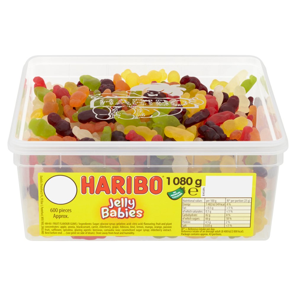 HARIBO Jelly Babies 1080g 600pcs | Britannia.lk