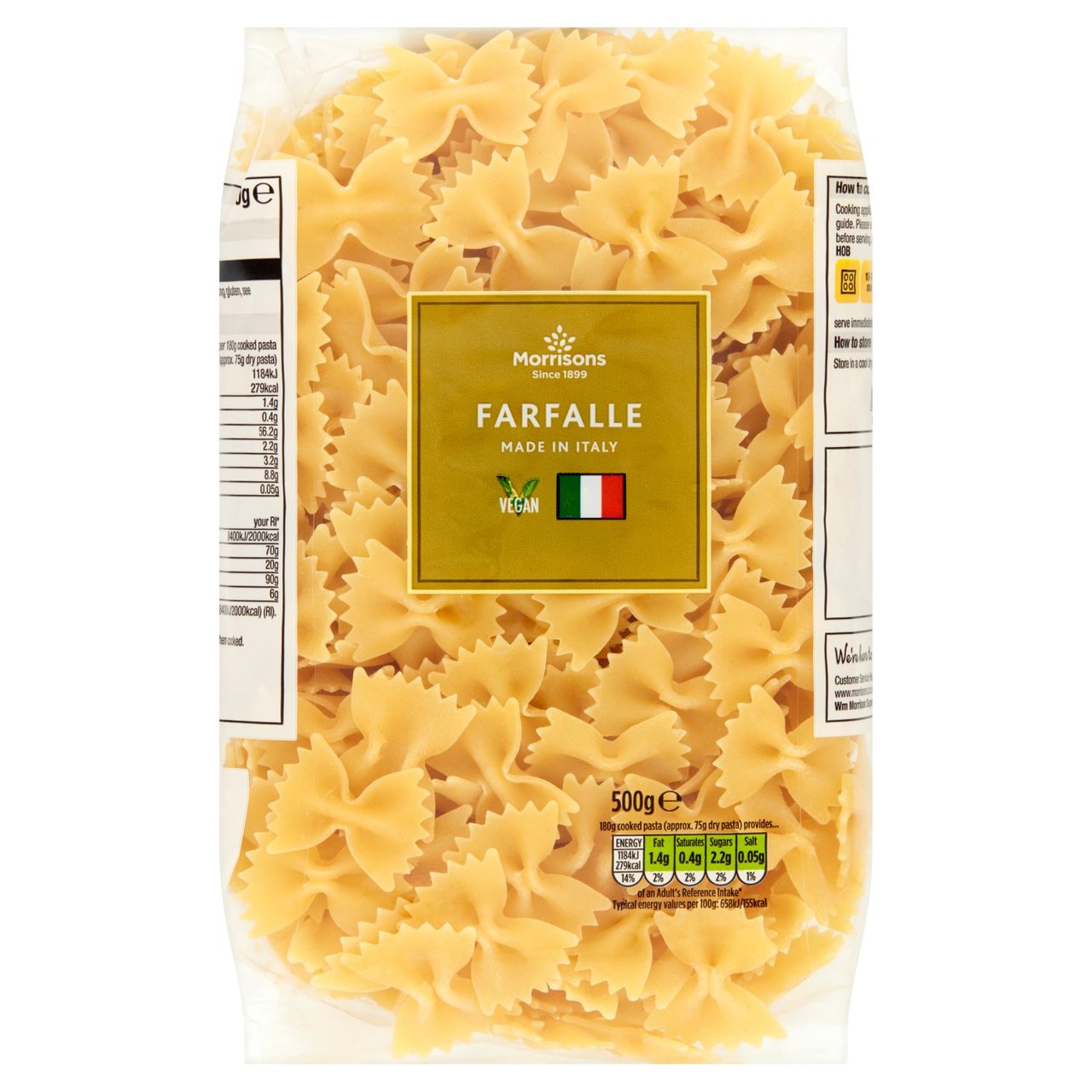 Morrisons Farfalle Pasta 500g Britannia.lk