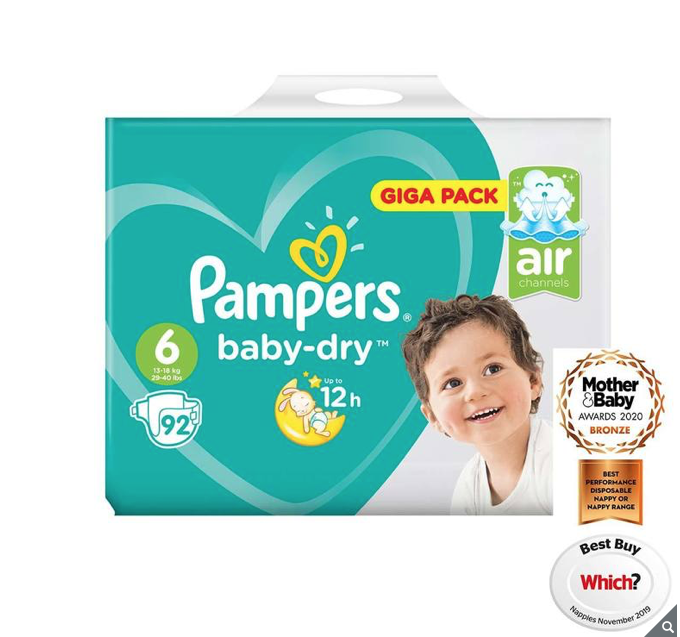 tesco pampers 6