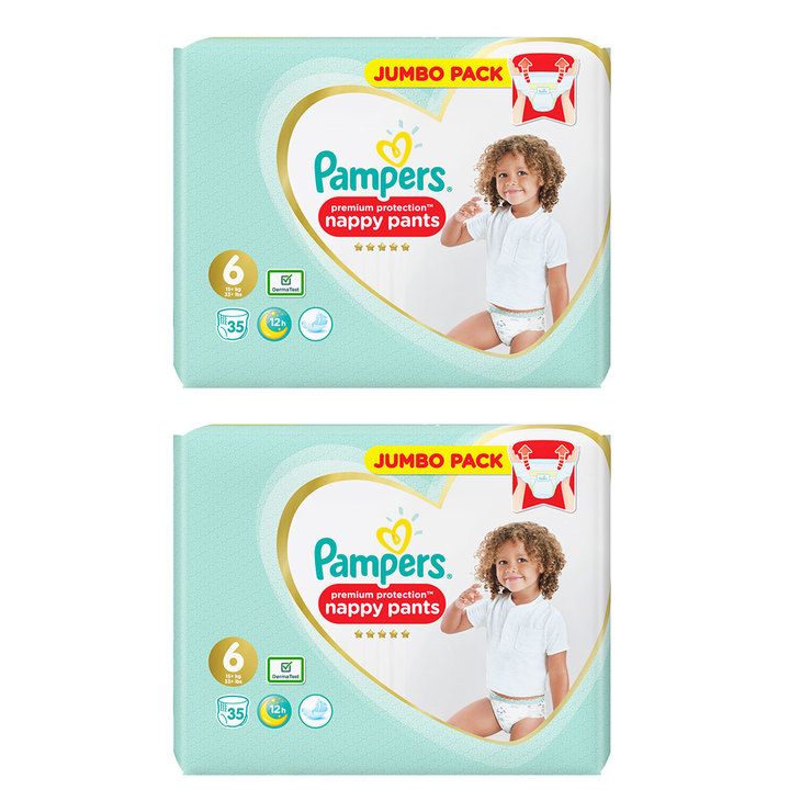 boots pampers premium protection size 6