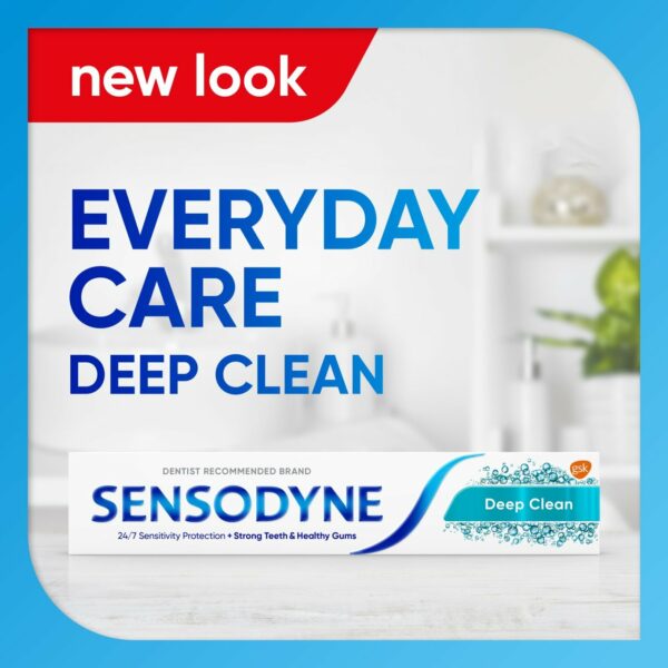 Sensodyne Daily Care Deep Clean Gel Sensitive Toothpaste 75ml - Image 3