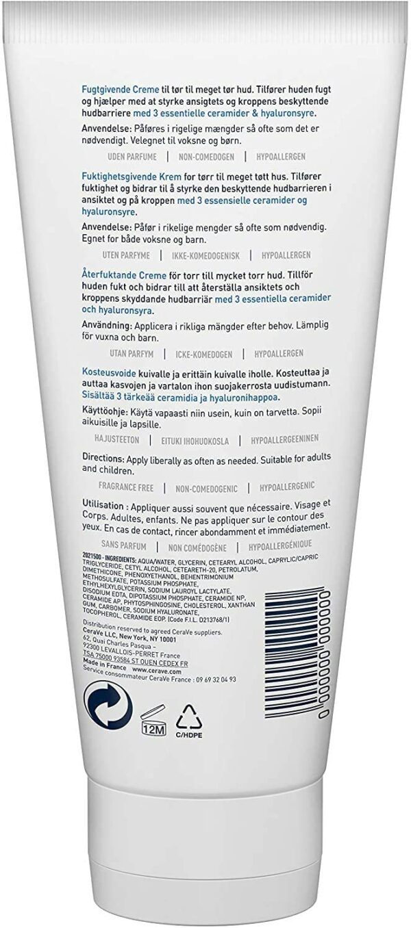 CeraVe Moisturising Cream - Dry to Very Dry Skin 177ml - Image 4