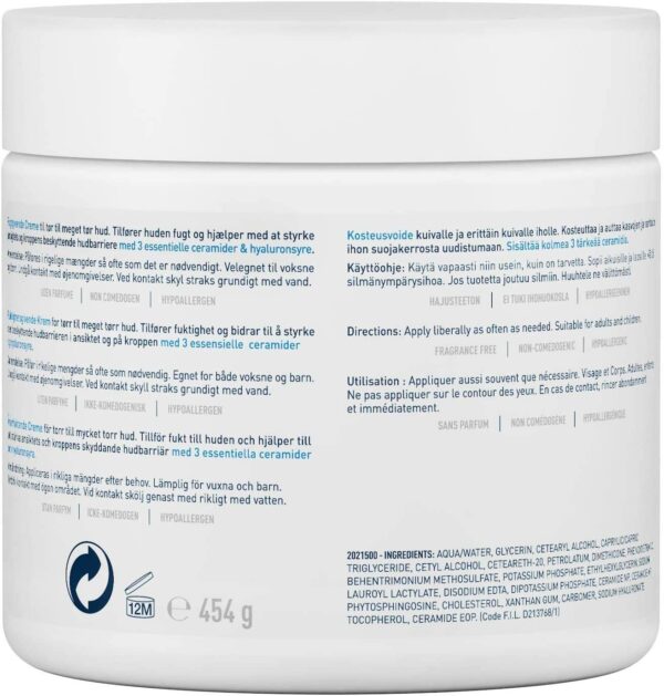 CeraVe Moisturising Cream 340g - Image 3