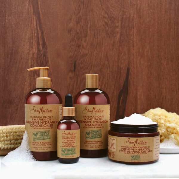Shea moisture manuka honey & mafura oil intensive hydration hair masque 355ml - Image 2