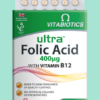 Vitabiotics Ultra Folic Acid 400µg 60s Tablets - Image 3