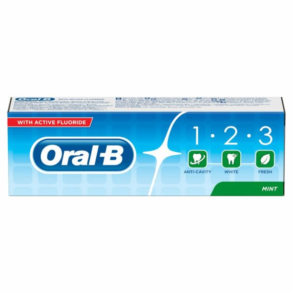 Oral-B Toothpaste 1-2-3 75ml - Image 2