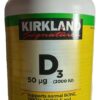 Kirkland Signature Vitamin D3 2000IU, 600ct