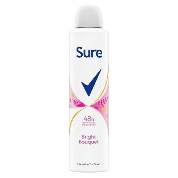Sure Women Bright Bouquet Aerosol Anti-Perspirant Deodorant 200ml