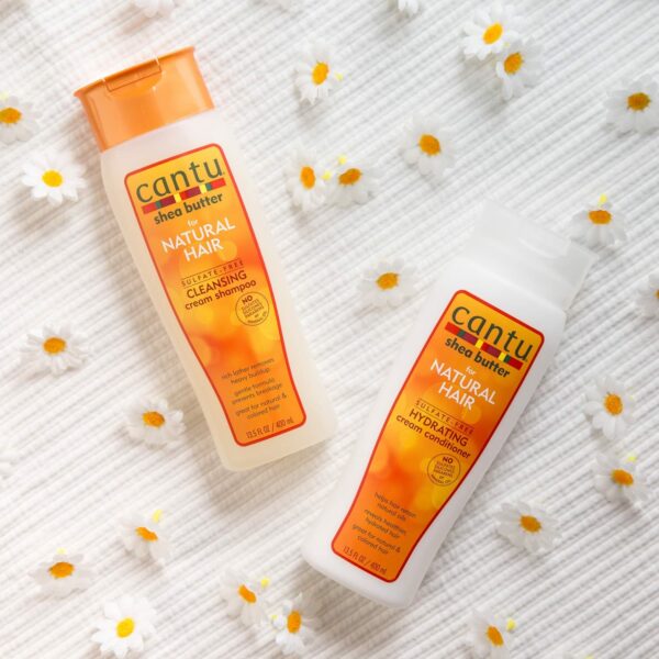 Cantu Shea Butter for Natural Hair Sulfate-Free Cleansing Cream Shampoo 400 ml - Image 5