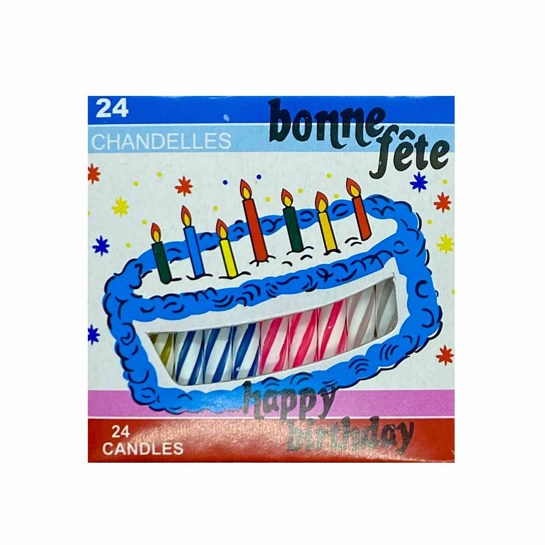 Birthday Candles 24 pk Britannia.lk