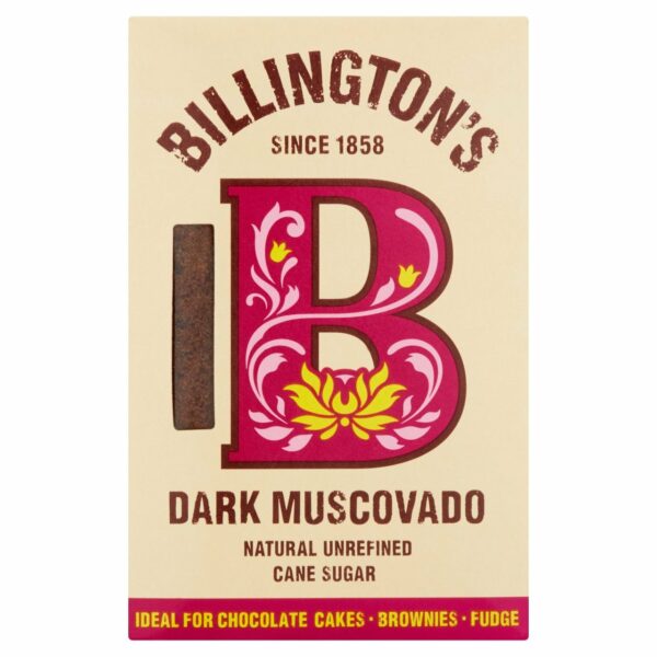 Billington's Dark Muscovado Natural Unrefined Cane Sugar 500g