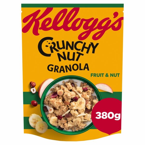 Kellogg's Crunchy Granola Nut Fruit & Nut  380g