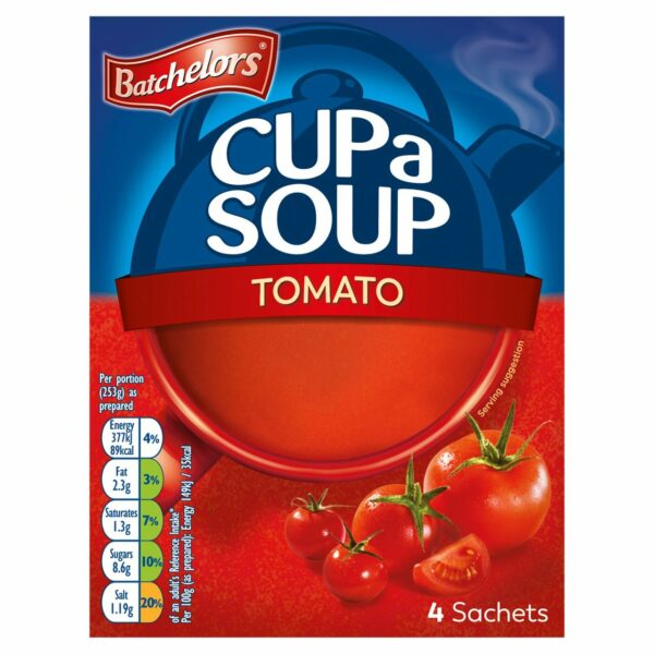 Batchelors Tomato Cup a Soup 4 x 23.5g (93g)