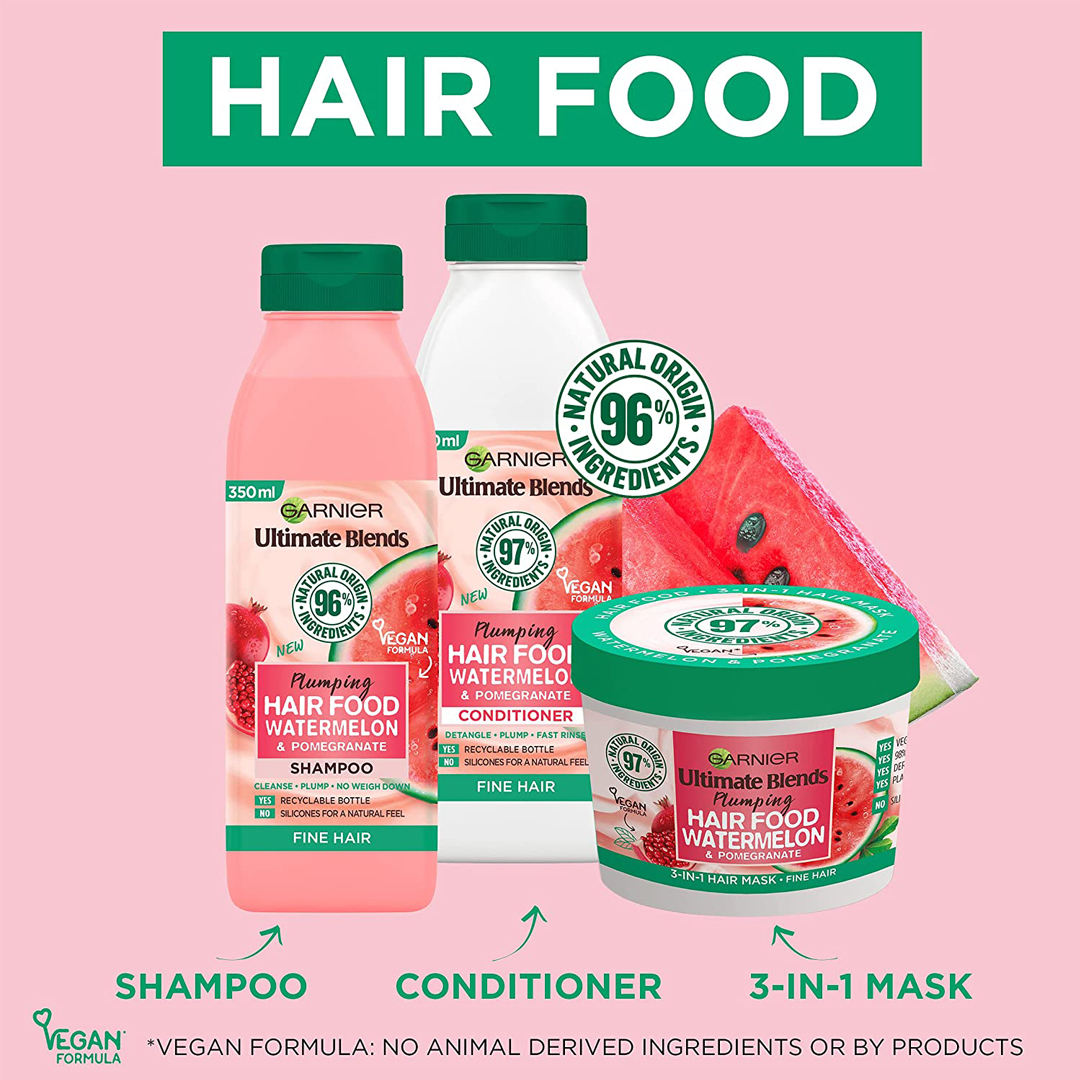 Garnier Ultimate Blends Plumping Hair Food Watermelon Conditioner For