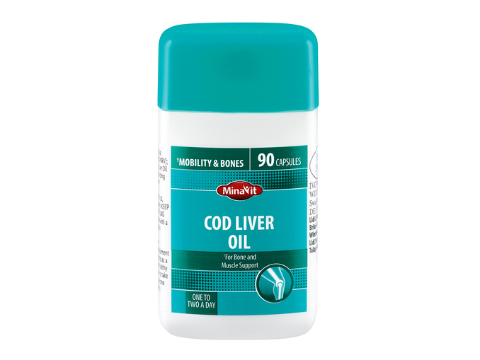 Minavit cod Oil 50 capsules Britannia.lk