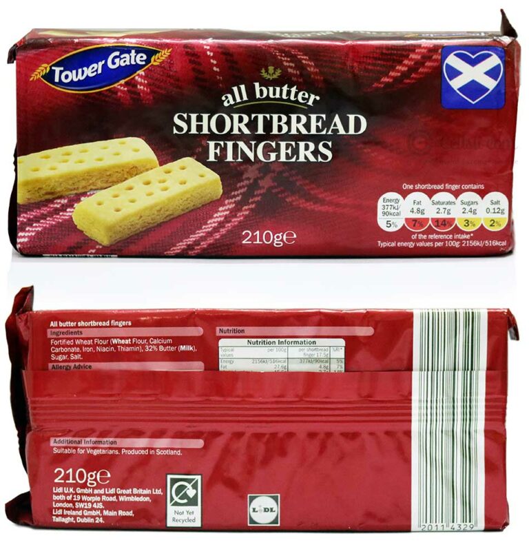 All Butter Shortbread Fingers lidl Britannia.lk