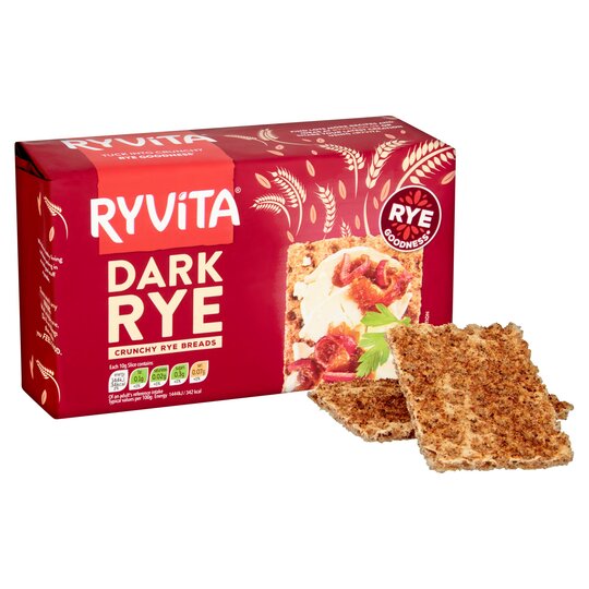 Ryvita Dark Rye Crisp Bread 250G 2 Britannia.lk