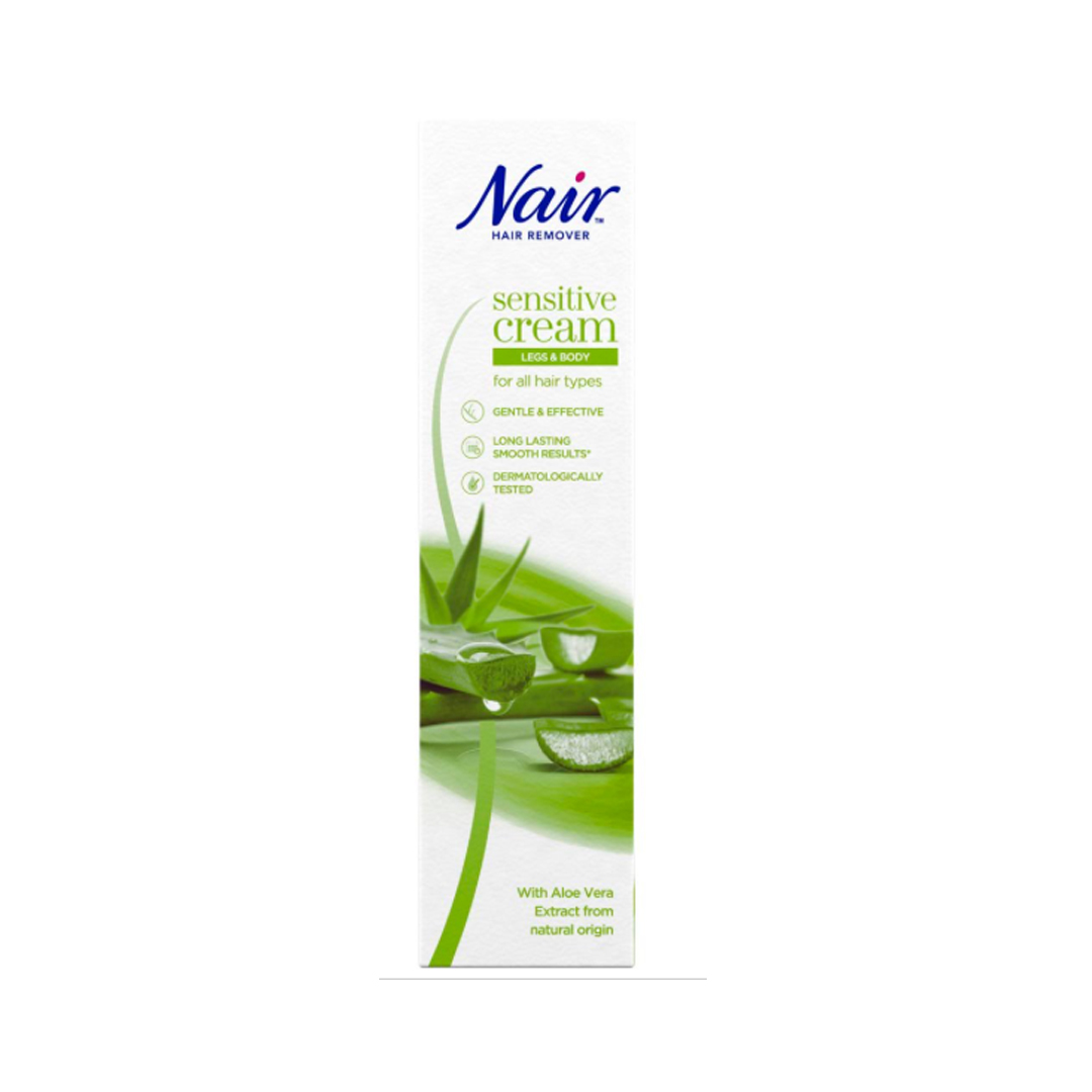 Nair Hair Removal Sensitive Cream, Legs and Body, 80ml 
