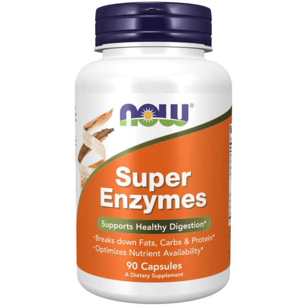 Now Super Enzymes Supports Healthy Digestion 90 Capsules - Image 4