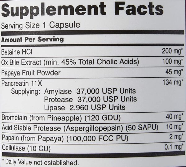 Now Super Enzymes Supports Healthy Digestion 90 Capsules - Image 3
