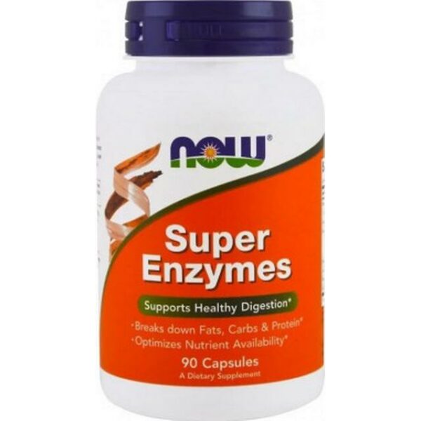 Now Super Enzymes Supports Healthy Digestion 90 Capsules