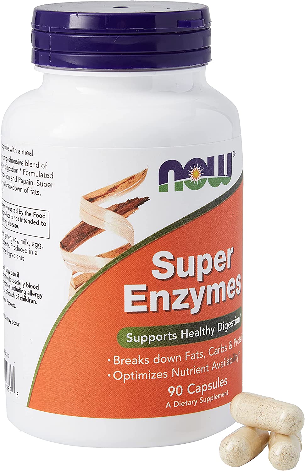 Now Super Enzymes Supports Healthy Digestion 90 Capsules | Britannia.lk