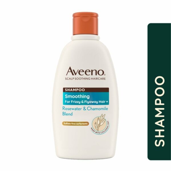AVEENO Smoothing+ Rose Water & Chamomile Blend Shampoo for Fine & Dry Hair 300ml - Image 2
