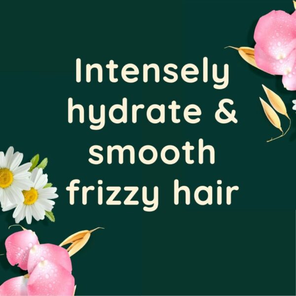 AVEENO Smoothing+ Rose Water & Chamomile Blend Shampoo for Fine & Dry Hair 300ml - Image 3