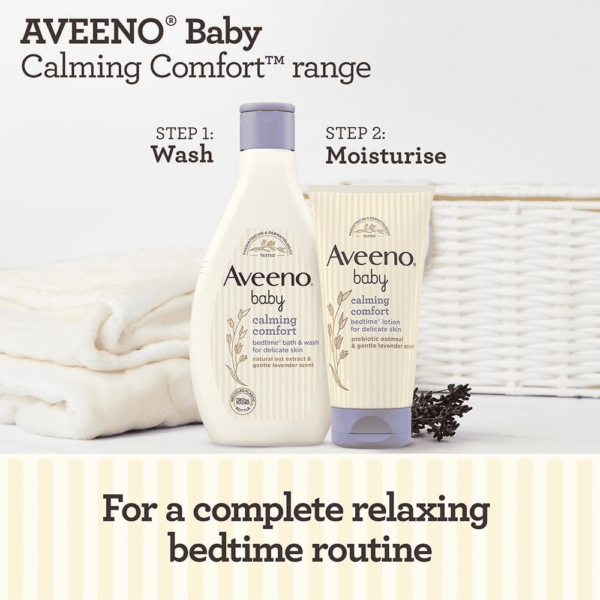 Aveeno Baby Calming Comfort Bedtime Bath & Wash 250ml - Image 6
