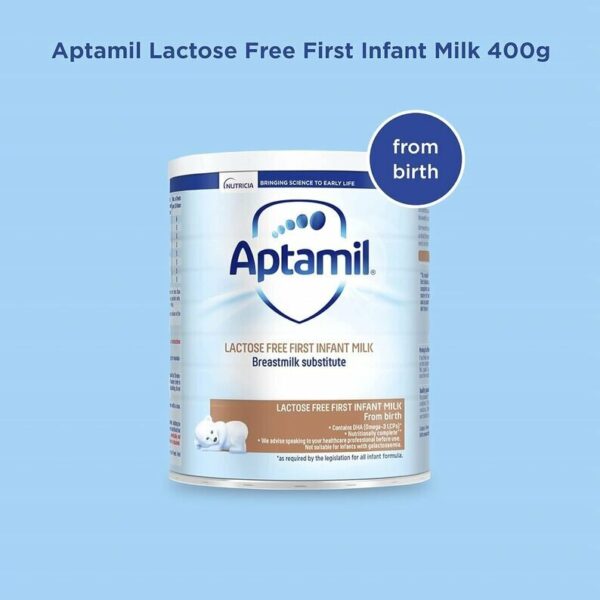 Aptamil Lactose Free Baby Milk Formula from Birth 400g - Image 4
