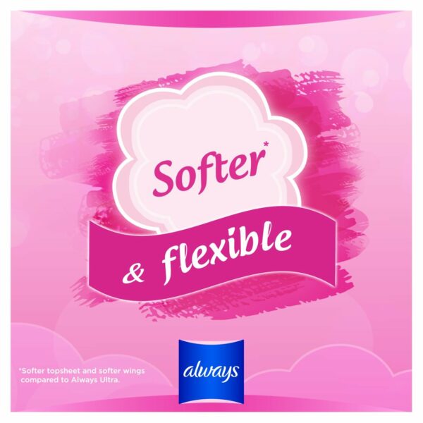 Always Sanitary Towels Sensitive Long (Size 2) Wings 12 per pack - Image 6