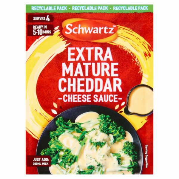 Schwartz Extra Mature Cheddar Cheese Sauce 30g - Image 2