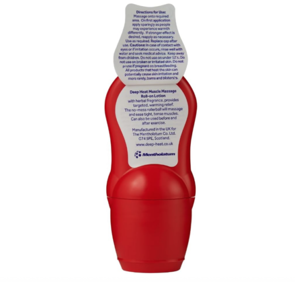 Deep Heat Muscle Massage Roll-on Lotion (Herbal Fragrance) - Image 5