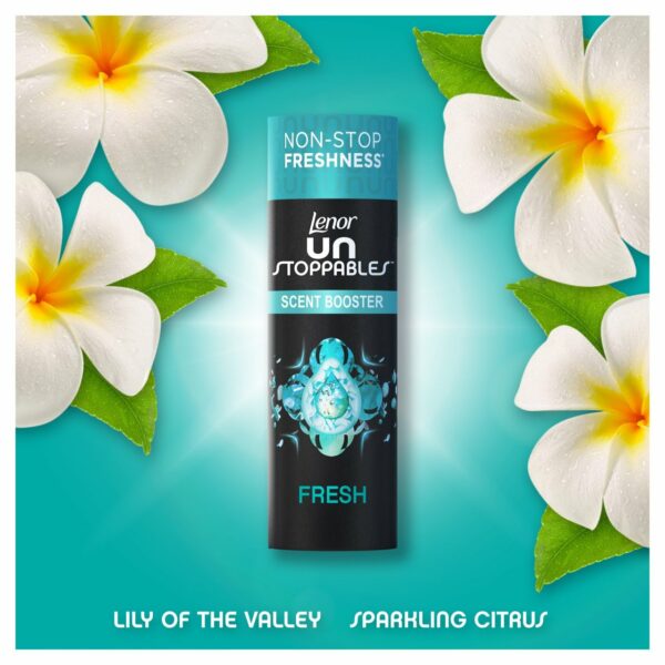 Lenor Unstoppables Fresh In-Wash Scent Booster Beads 176g - Image 3