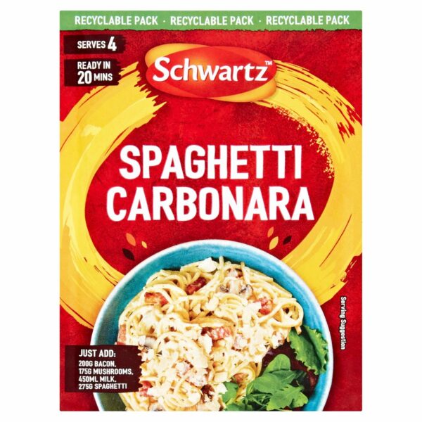 Schwartz Spaghetti Carbonara Recipe Mix  32g - Image 5